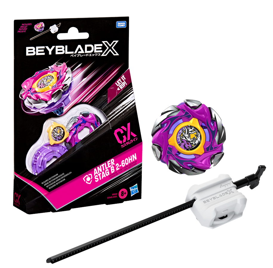Leksaker - Beyblade X Antler Stag B 2-60HN CX Starter Pack Set - G1684EU40