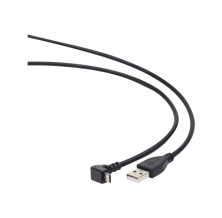 USB-kabel - Gembird CCP-MUSB2-AMBM90-6 - USB cable - Micro-USB Type B to USB - 1.8 m - CCP-MUSB2-AMBM90-6