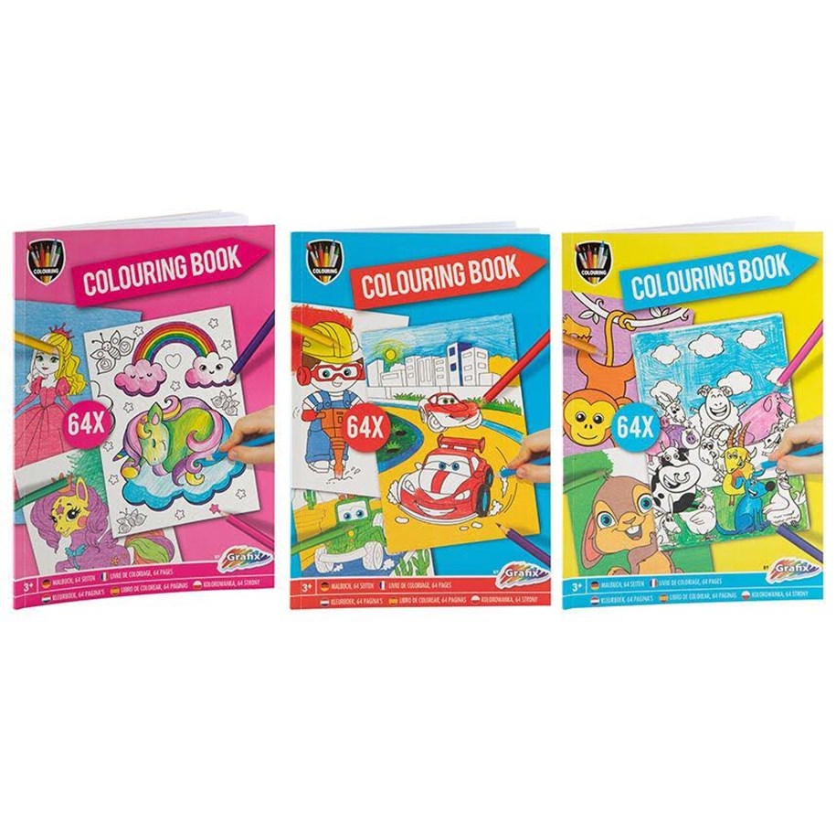 Hobby Tillbehör - Creative Craft Group Coloring book A4. 64 pages. Ass. - 150061