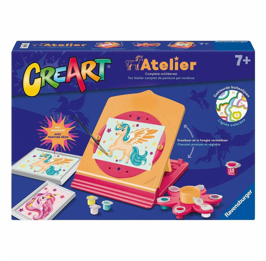 Konst- och hantverksmaterial - Ravensburger CreArt Paint by Number - Atelier - 12023237 7