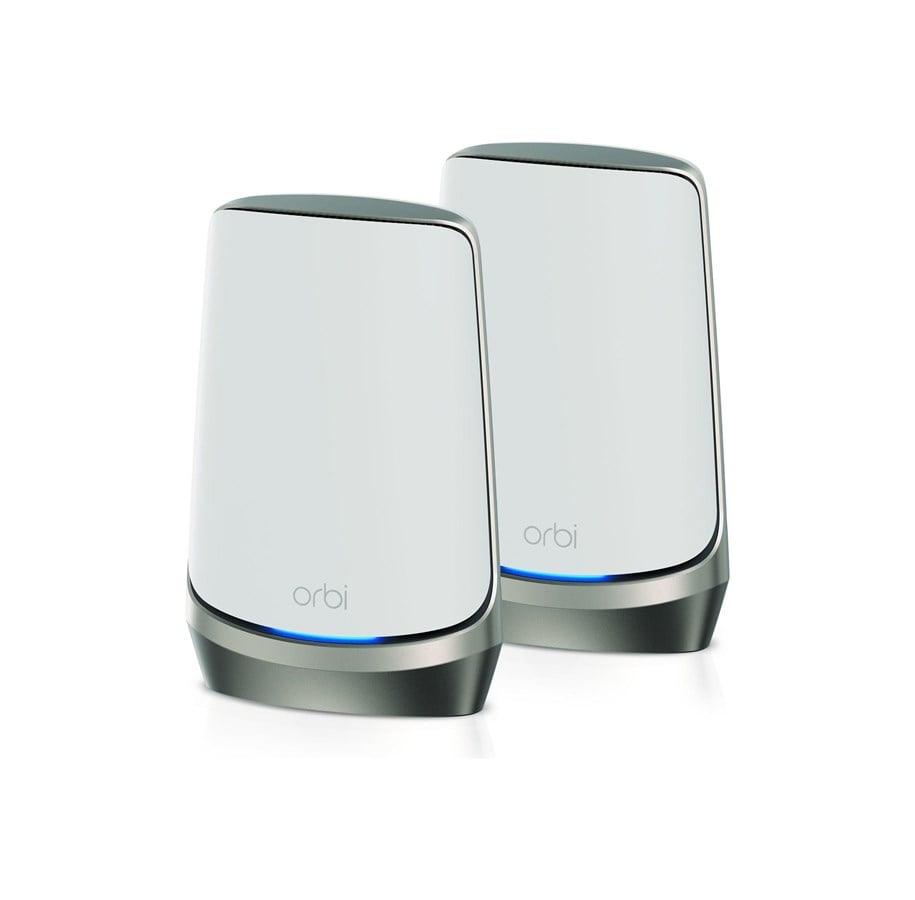 Nätverk - Router - Netgear Orbi 960 Series RBKE962 - Wi-Fi system - Wi-Fi 6E - desktop - Mesh router 802.11a/b/g/n/ac/ax (Wi-Fi 6E) - RBKE962-100EUS