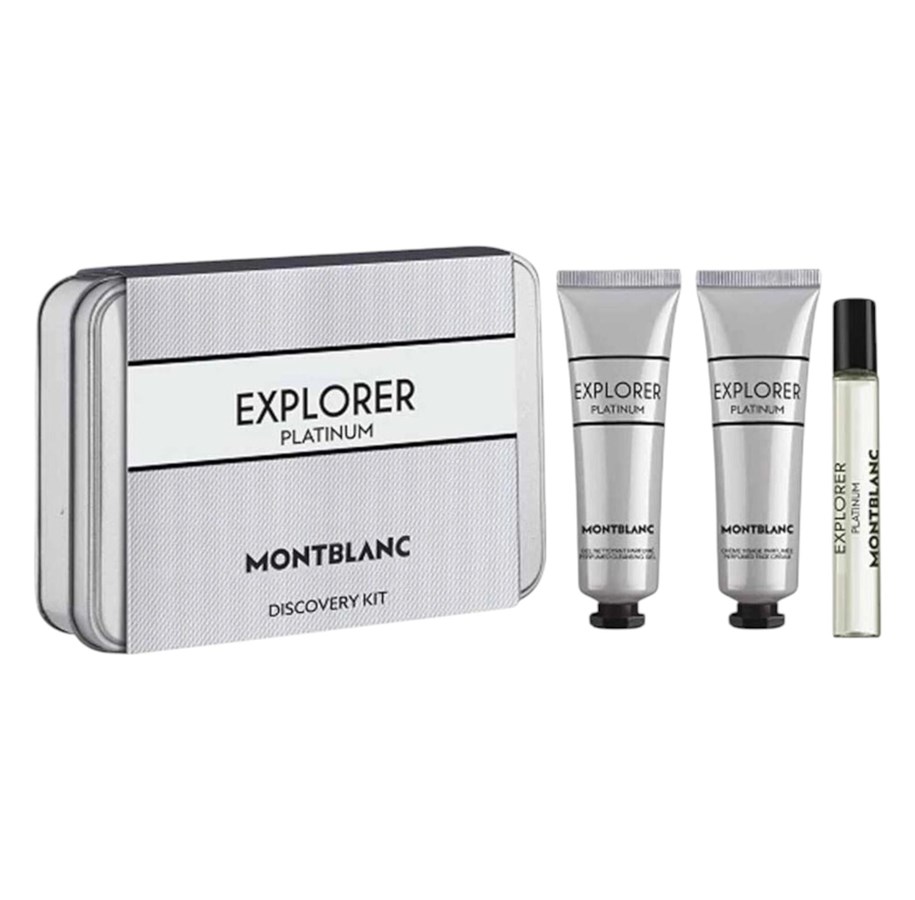 Presentask - Montblanc Explorer Platinum Discovery Kit Sæt 67.5 ml - 3386460138598