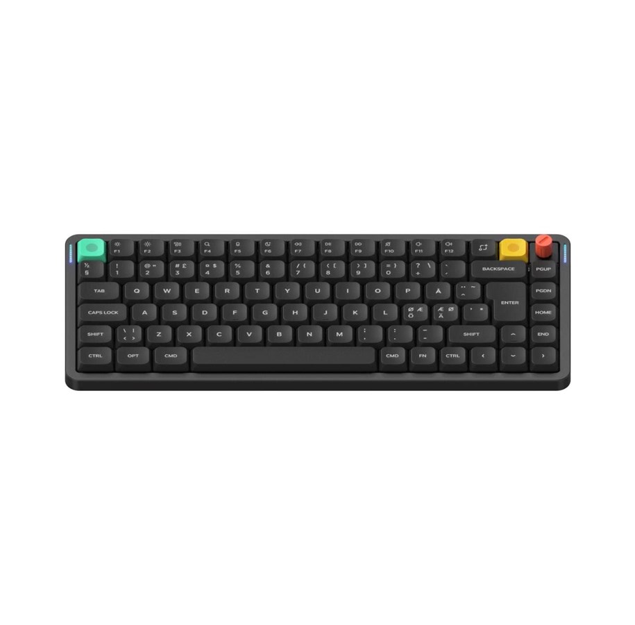 Tangentbord - NuPhy Air75 V3 Nebula Black - Red nano - Gaming Keyboard - Utan numpad - Nordisk - Svart - 0202143