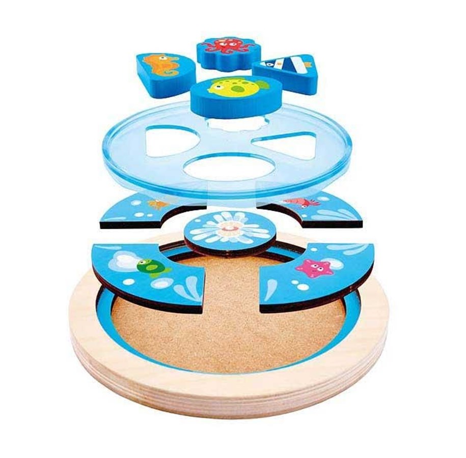 Träleksaker - Hape Underwater World Shape Puzzle - E1604
