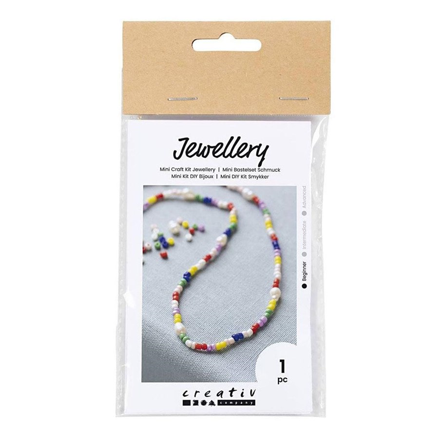 Konst- och hantverksmaterial - Creativ Company - Mini Hobby Set Jewelry Freshwater Pearl Necklaces - 977611