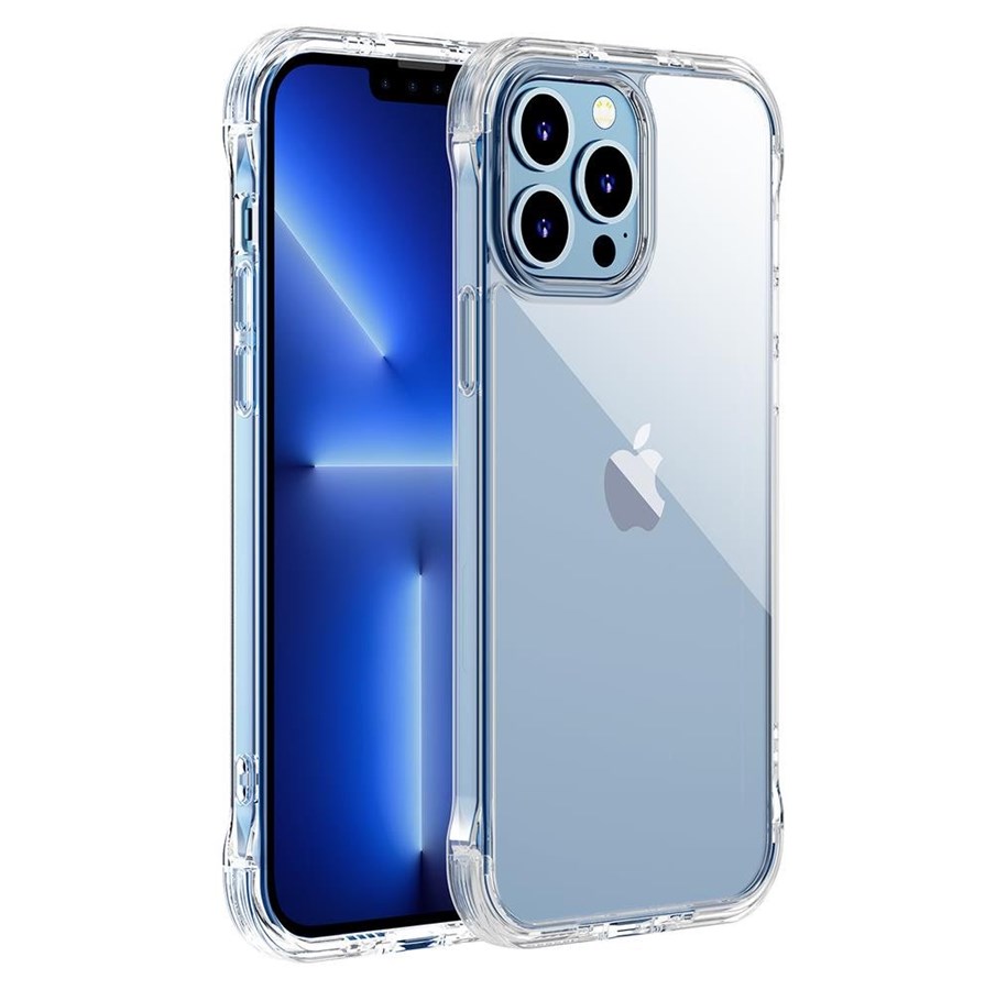Mobile - Covers & Cases - Joyroom Defender Series case for iPhone 13 Pro rugged housing with hooks kickstand transparent (JR-BP955) - JR-BP955