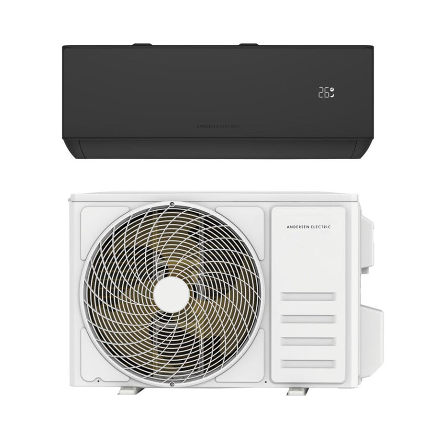 Värmepumpar - Andersen Electric MAT Pro 9 air/air heat pump with WiFi 4 kW 73 m² matte black - 101239