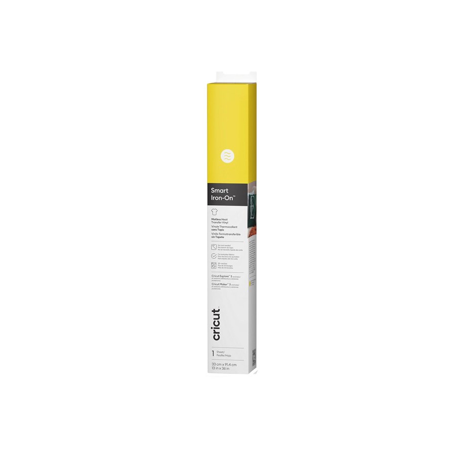 Label printer - Cricut Smart Iron-On - heat transfer material - 33 x 91.4 cm - yellow - 2011319