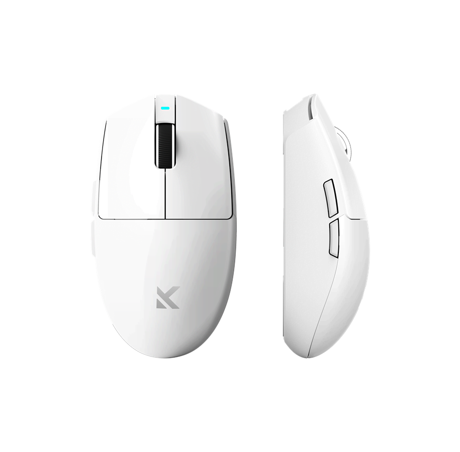 Mus - MCHOSE G3 V2 Pro Wireless - Gamingmus - Optic - 6 knappar - Vit - MC-G3V2-7
