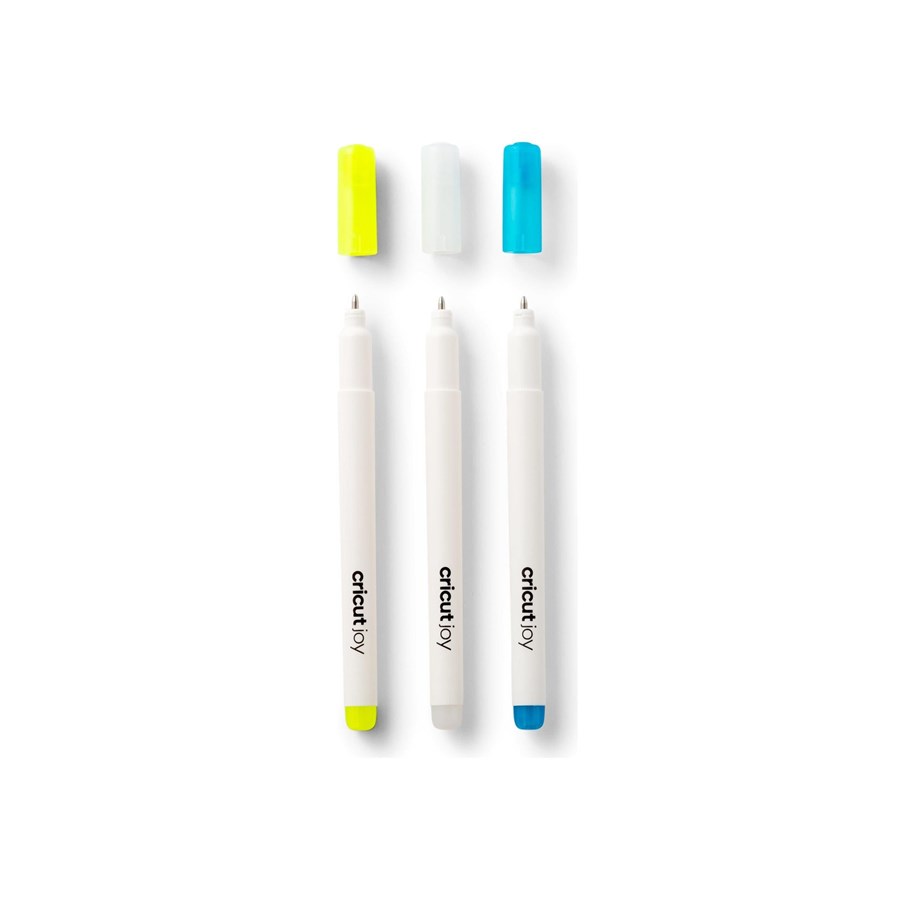 Label printer - Cricut Joy - rollerball pen - yellow white blue (pack of 3) - 2009381