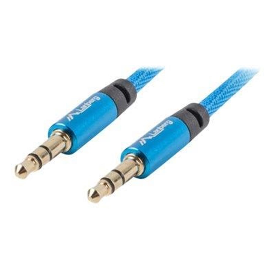 Ljudkabel - Lanberg Premium audio cable - 1 m - CA-MJMJ-10CU-0010-BL