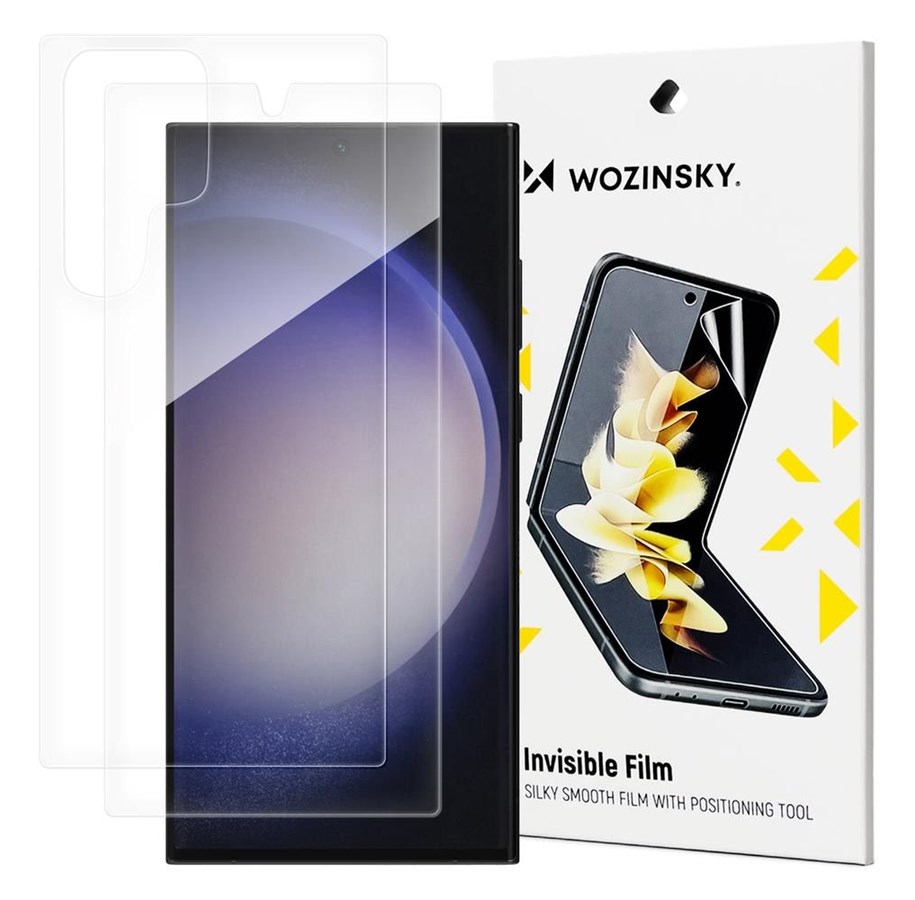 Mobiltelefontillbehör-Skyddsfilm - Wozinsky Invisible Film Protective Film for Samsung Galaxy S23 Ultra - 9145576283486