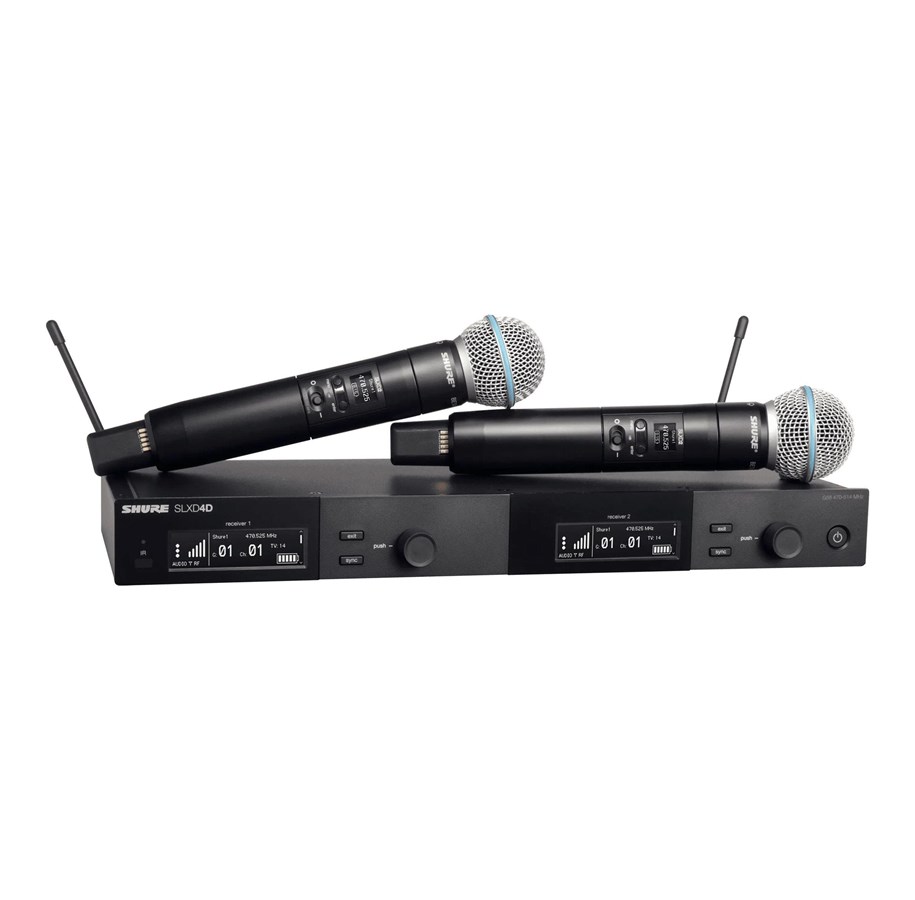 Mikrofoner - Shure SLX-D SLXD24D/B58 - SLXD24DE/B58-G59