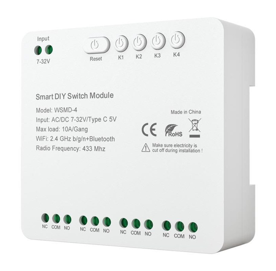 Smarta Hem - Avatto WSMD‑4 32V Smart Switch Module - WSMD-4-32V