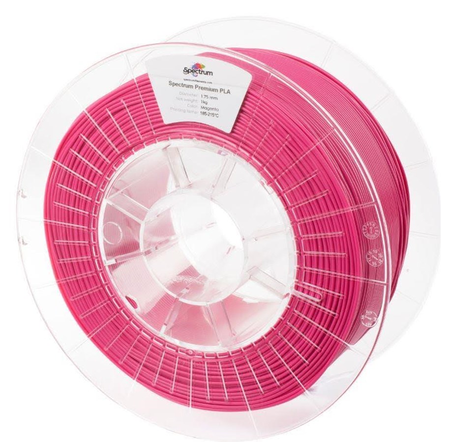 Filament/Harts - 3D-skrivare - Spectrum 3D Filament / PLA Premium / ⌀ 1.75 mm / Magenta / Pink Rosa / 1 kg - 80009