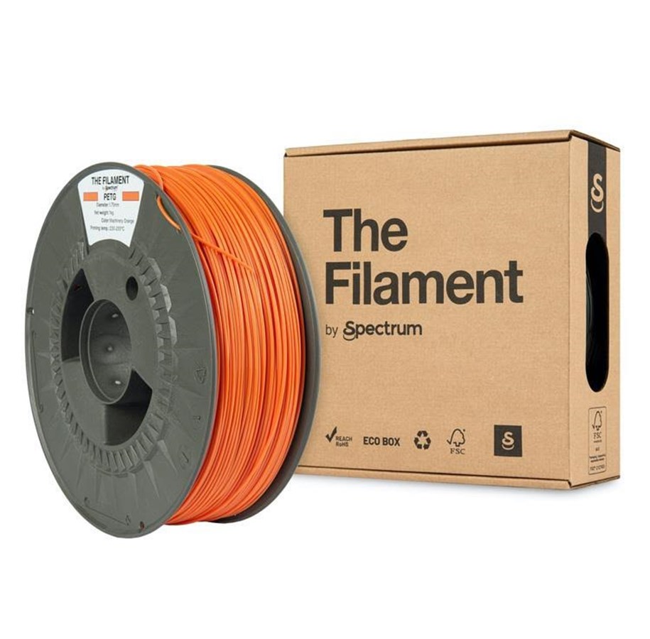 Filament/Harts - 3D-skrivare - Spectrum The Filament / PETG / Machinery Orange / ⌀ 1.75 mm / 1 kg - TF-24024