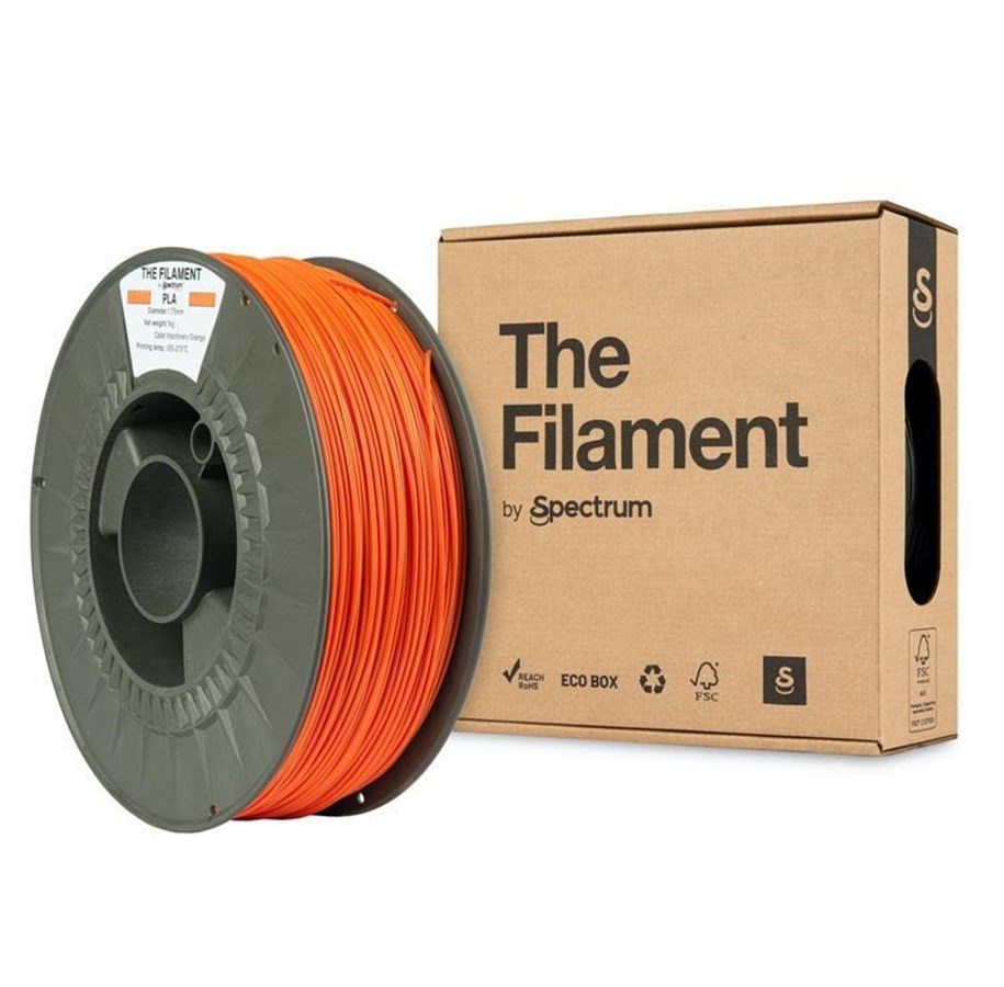Filament/Harts - 3D-skrivare - Spectrum The Filament / PLA / Machinery Orange / ⌀ 1.75 mm / 1 kg - TF-24012