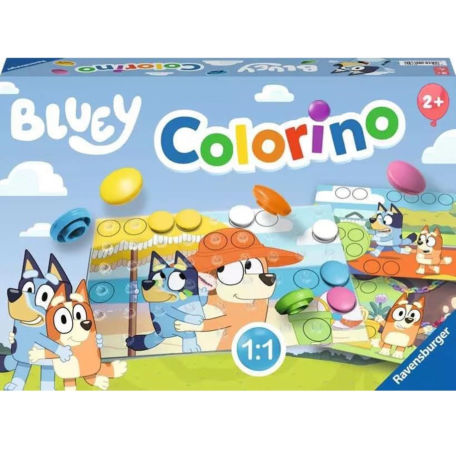 Leksaker - Ravensburger Bluey Colorino Children's Play (EN) - 226849