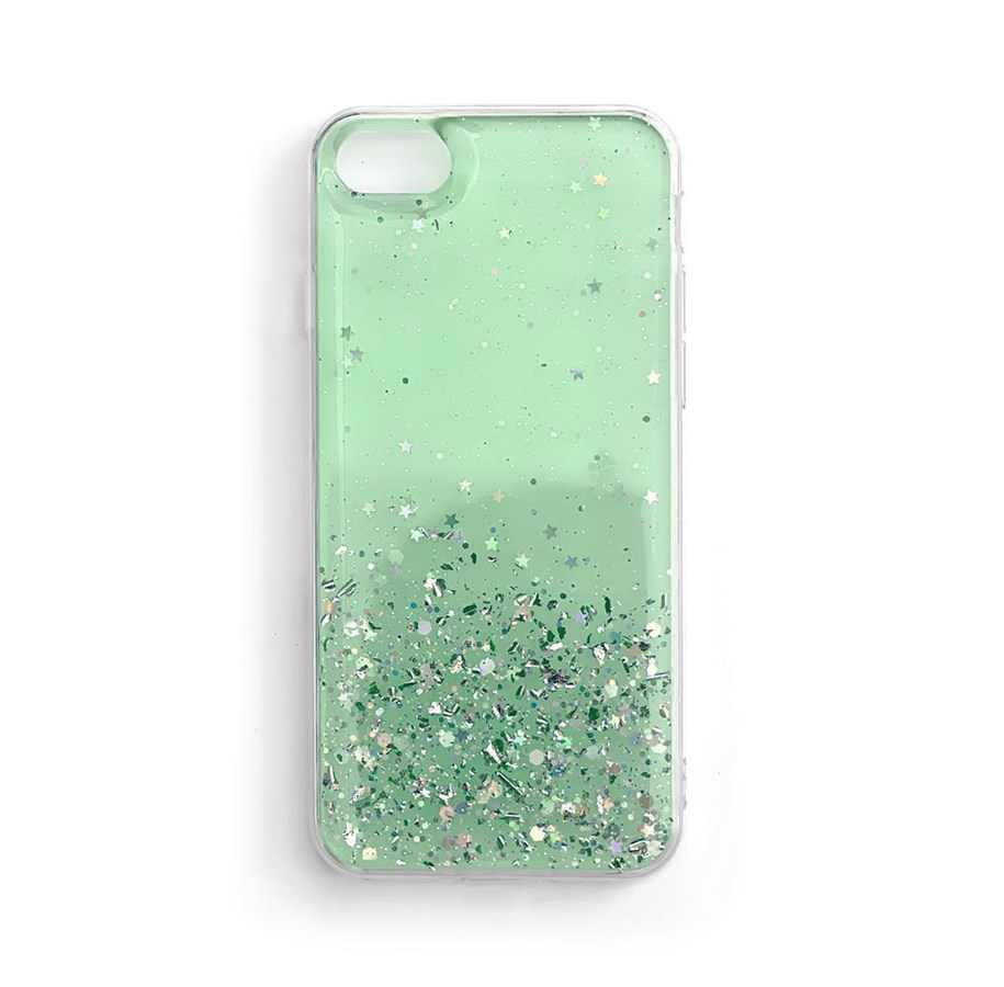 Mobile - Covers & Cases - Wozinsky Star Glitter Shiny Glitter Cover Cover with Glitter Samsung Galaxy A31 Green - 9111201909373