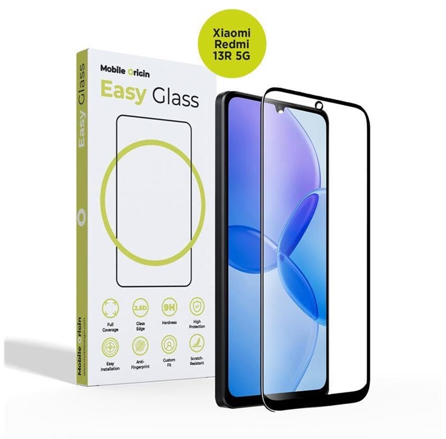 Mobiltelefontillbehör-Skyddsfilm - Mobile Origin EasyGlass Xiaomi Redmi 13R 5G - FRL-EG-XR13R5G
