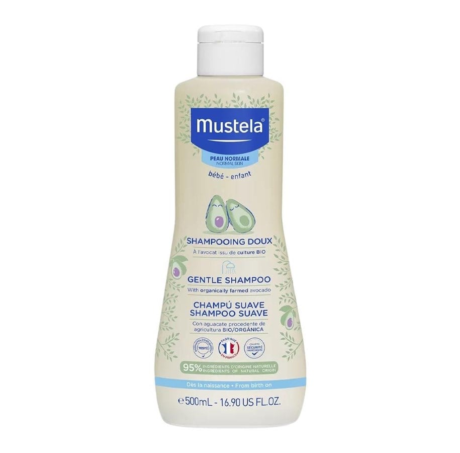 Hårvård - Mustela Gentle Avocado Hair Shampoo – 500 ml - 3504105036133