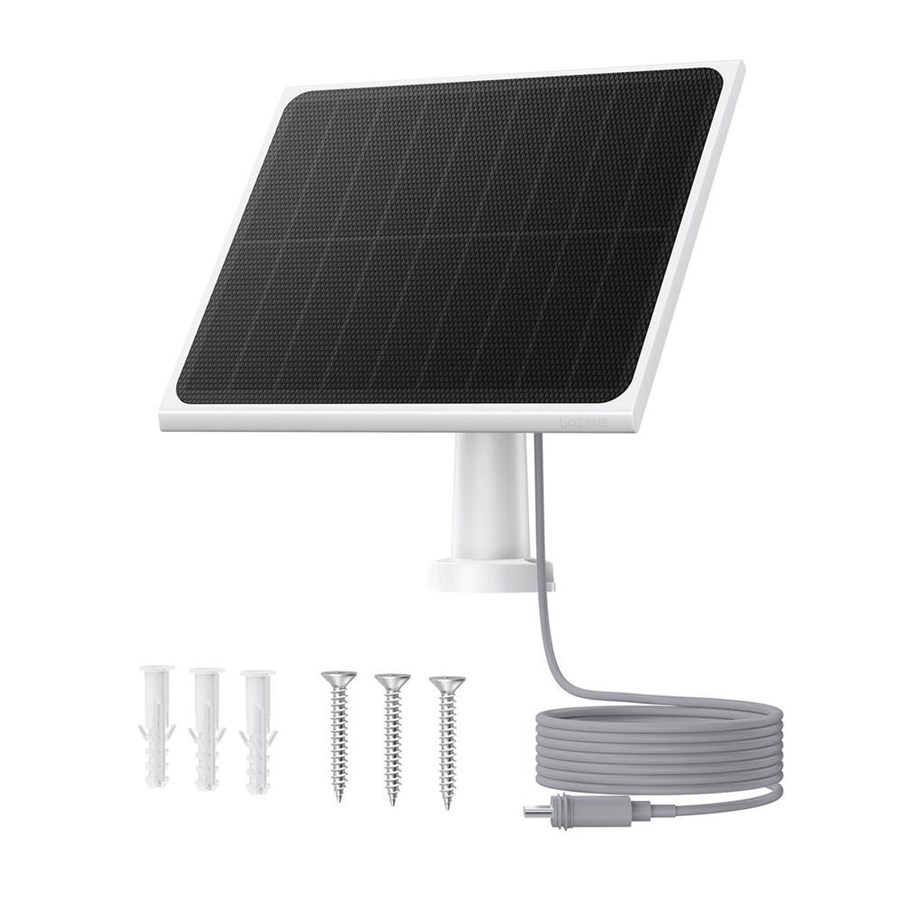 Video surveillance accessories - Baseus Security A1 Photovoltaic Panel - White - S0003600