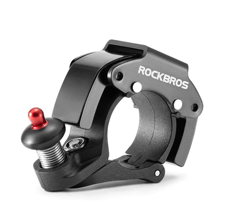 Cykeltillbehör - Rockbros 34210006001 C-Shape Bicycle Bell - Black - 34210006001