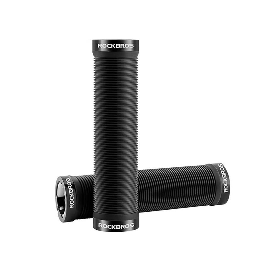 Cykeltillbehör - Rockbros Bike Grips Anti-Slip Twist Grips - Black - 8386824307726