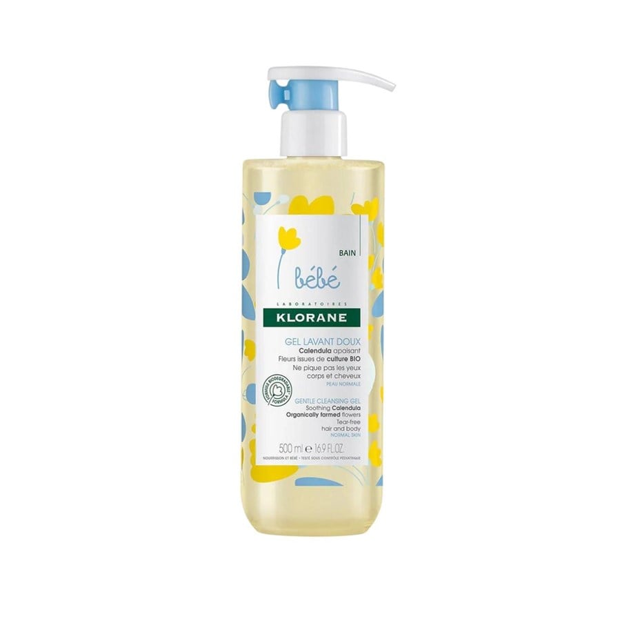 Kroppsvård - Klorane Baby Gentle Cleansing Shower Gel – 500 ml - 3282770104943