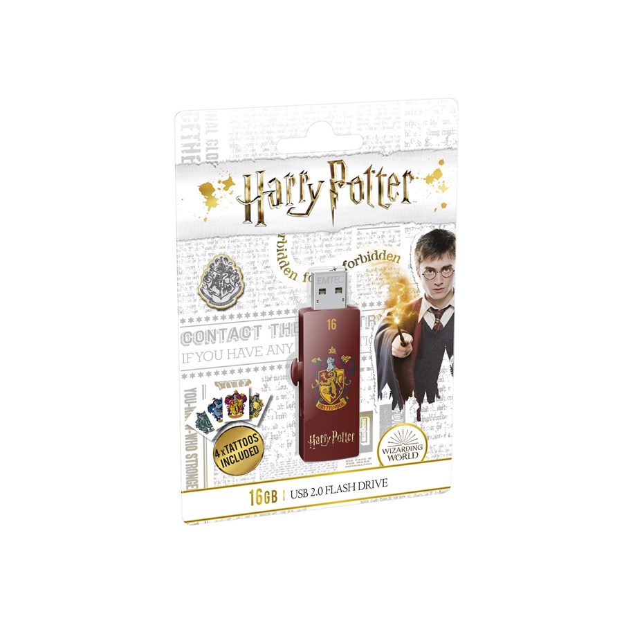 USB-minne - Emtec Harry Potter M730 Gryffindor - 16GB - USB-minne - ECMMD16GM730HP01