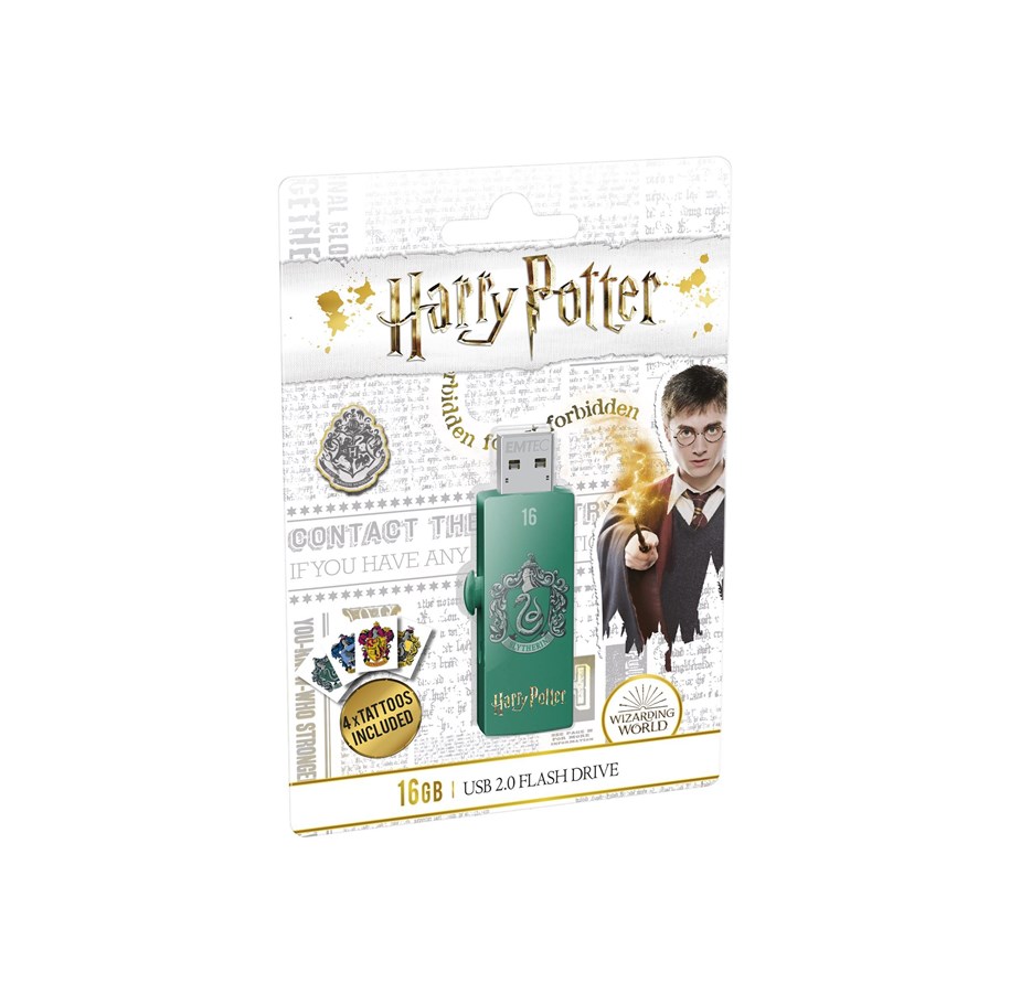 USB-minne - Emtec Harry Potter M730 Slytherin - 16GB - USB-minne - ECMMD16GM730HP02