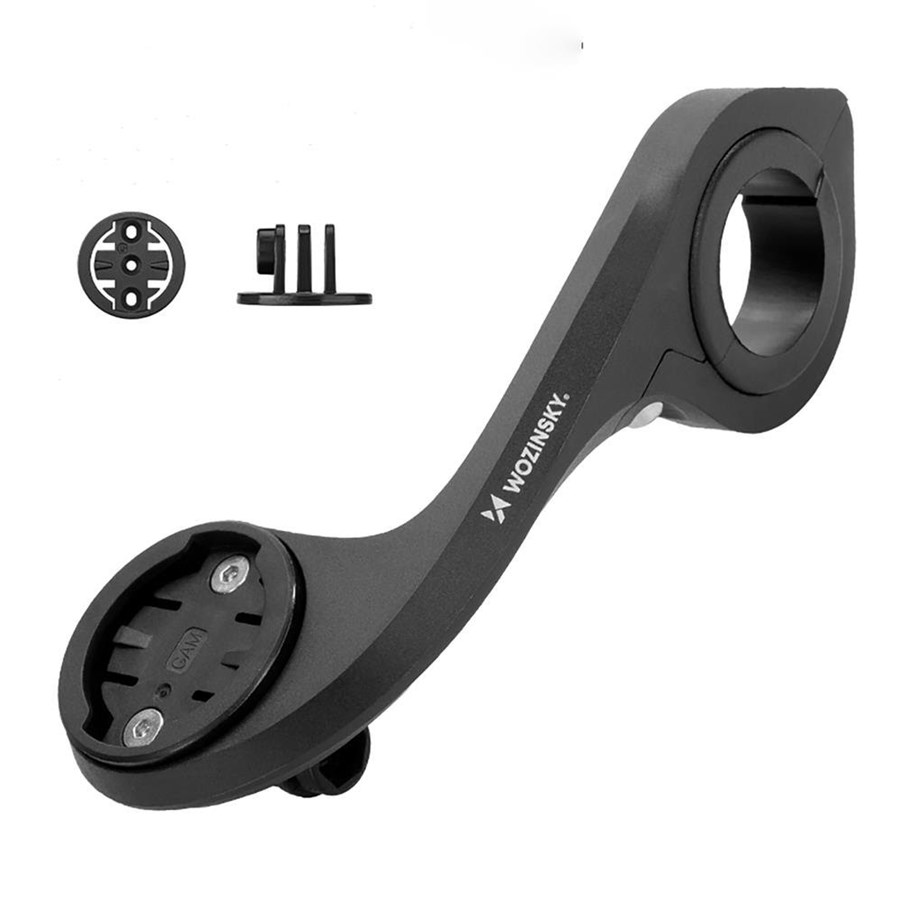 Cykeltillbehör - Wozinsky WUG-01B bike mount for Garmin computer handlebar camera lamp - black - 5907769380587