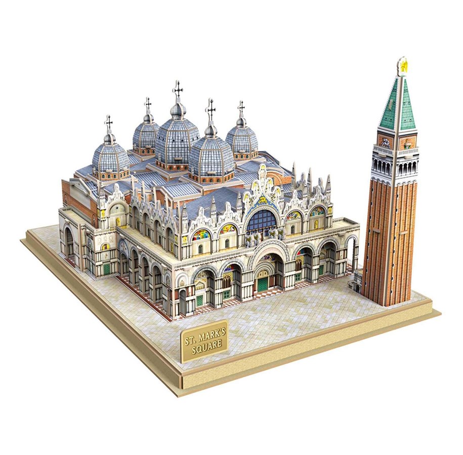 Pusselspel - Cubic Fun 3D Puzzle National Geographic St. Marco Square 3D pusselspel - 2010315