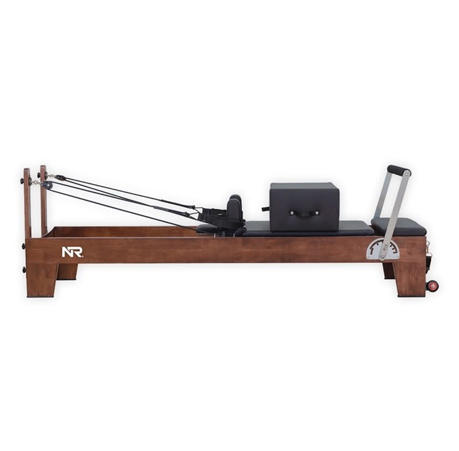 Sport & Fitness - Nordic Reformer Pilates Reformer - Mørk Egetræ - NR4441BR. OONE SIZE