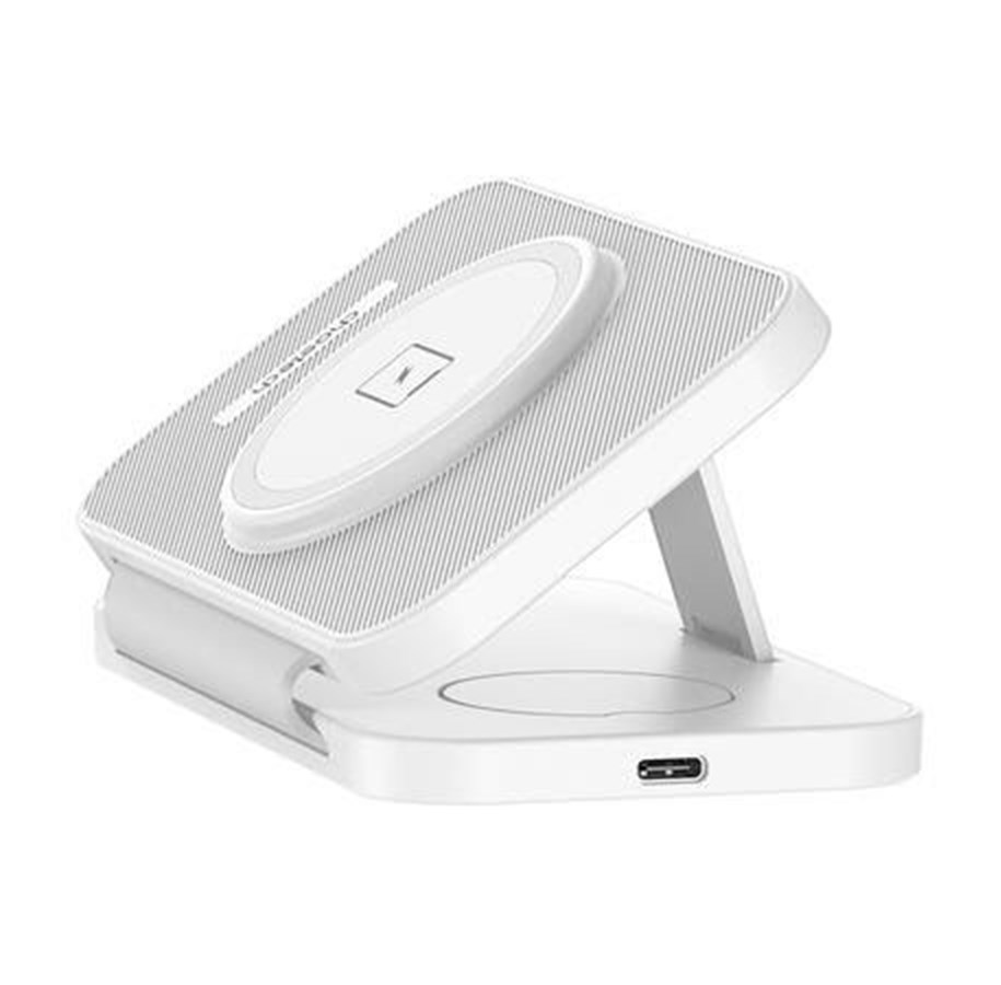 Mobile - Adapters & Chargers - Choetech T616-F 3-in-1 Inductive Charger - White - T616-F