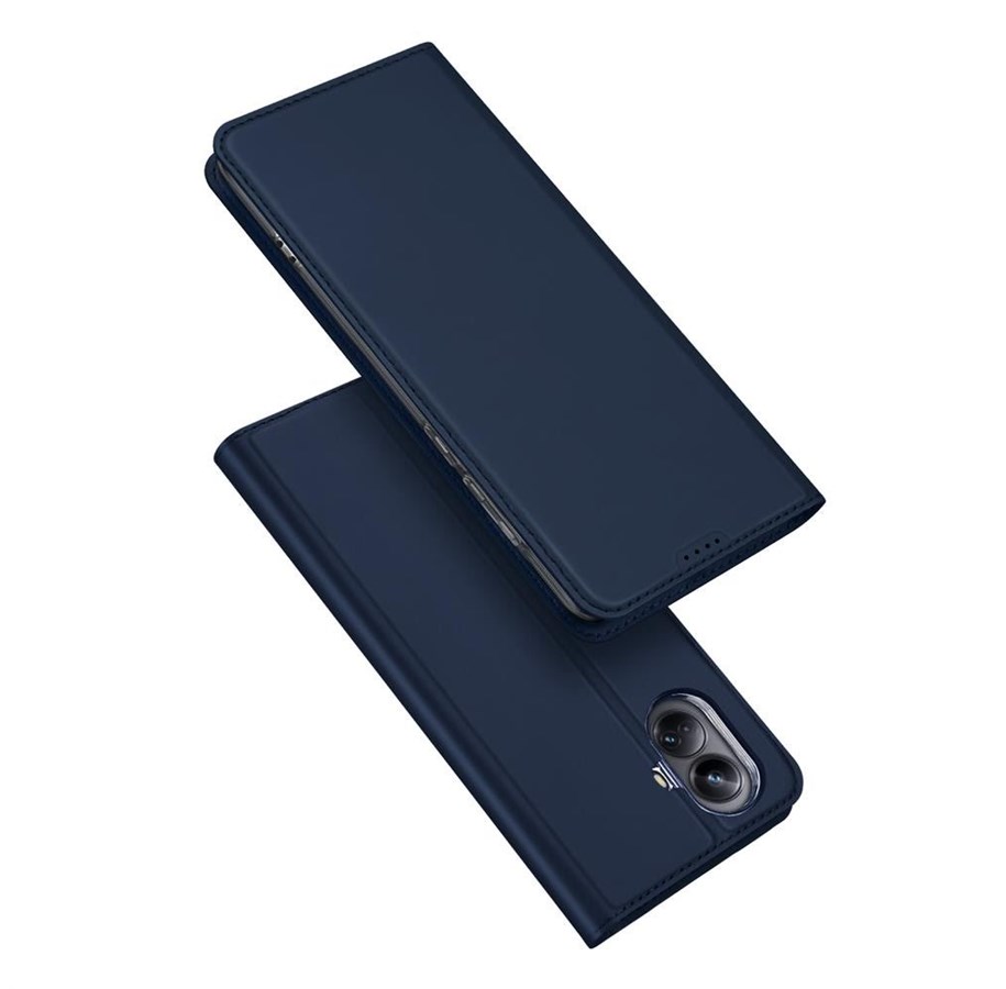 Mobile - Covers & Cases - Dux Ducis Skin Pro Case for Realme 10 Pro+ Flip Cover Card Wallet Stand Blue - 6934913030073