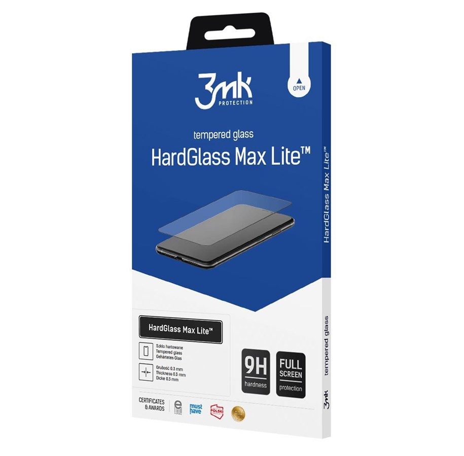 Mobiltelefontillbehör-Skyddsfilm - 3mk HardGlass Max Lite Tempered Glass for Xiaomi Redmi Note 10S / 10 4G - 5903108455701