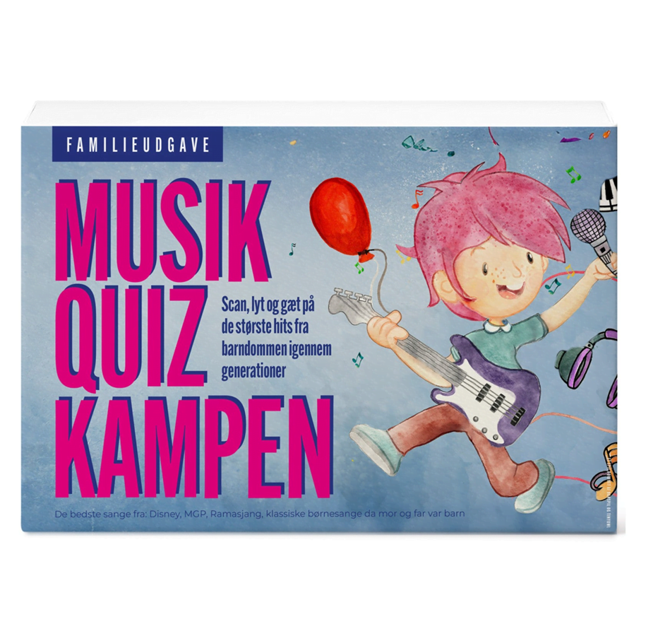 Brädspel - Danspil Musik Quiz Kampen - Famileudgave - 101149