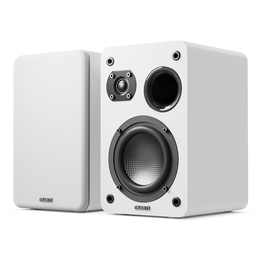 HiFi speakers - Majority D70X Passive Bookshelf Speakers - White - 1000003088