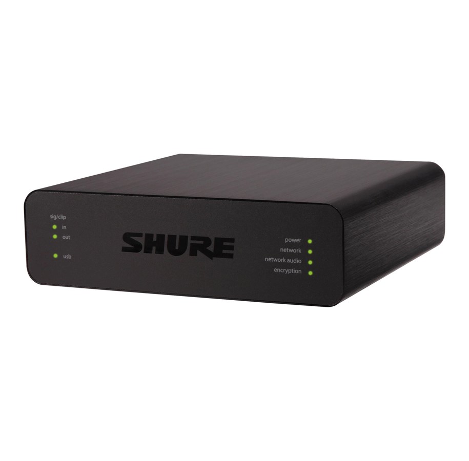 Repeatrar, förstärkare, broar och transceivers - Shure ANIUSB-MATRIX USB audio network interface / matrix mixer - ANIUSB-MATRIX