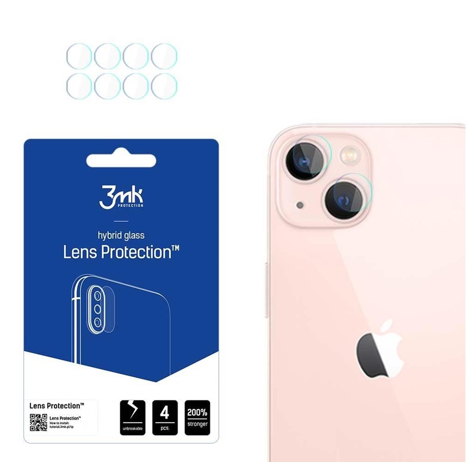 Mobiltelefontillbehör-Skyddsfilm - 3mk Camera glass for iPhone 14 Plus 7H for  Lens Protection series lens - 5903108494717