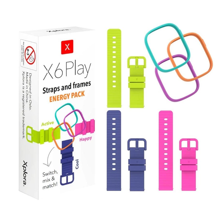 Smartwatch - Accessories - Xplora X6Play Straps and Frames - ENERGY PACK - X6-2SNF-ENERGY