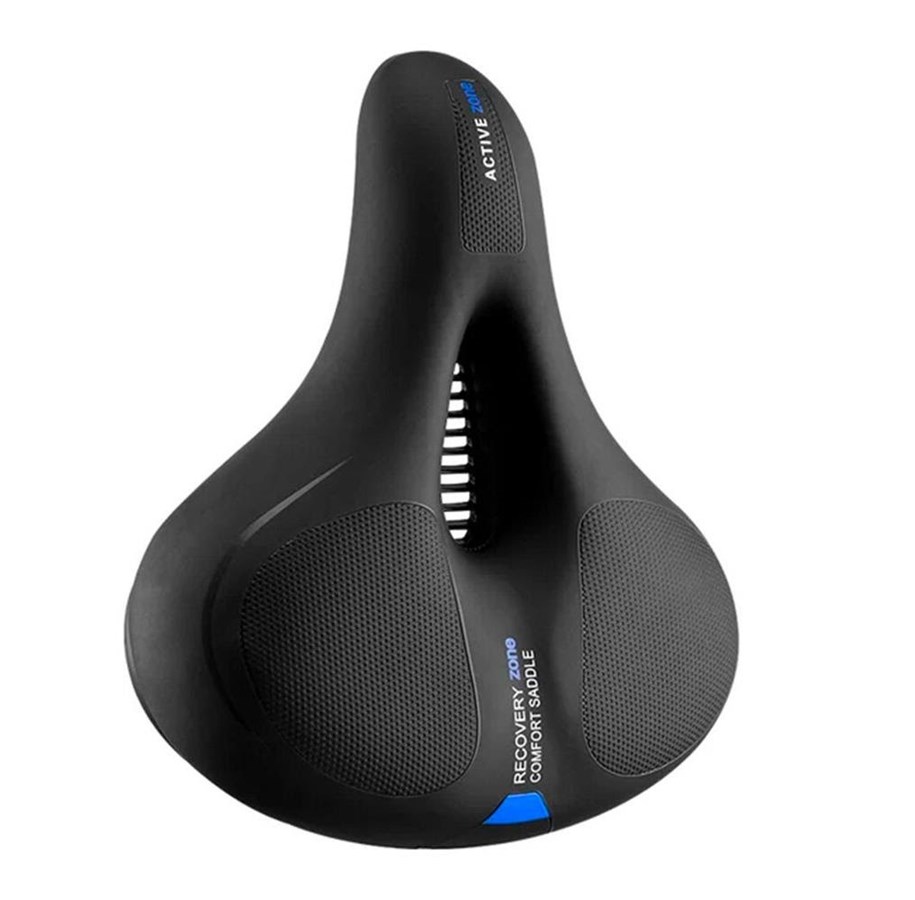 Cykeltillbehör - Rockbros AQ-6090B bicycle saddle - black and blue - Rockbros-AQ-6090B