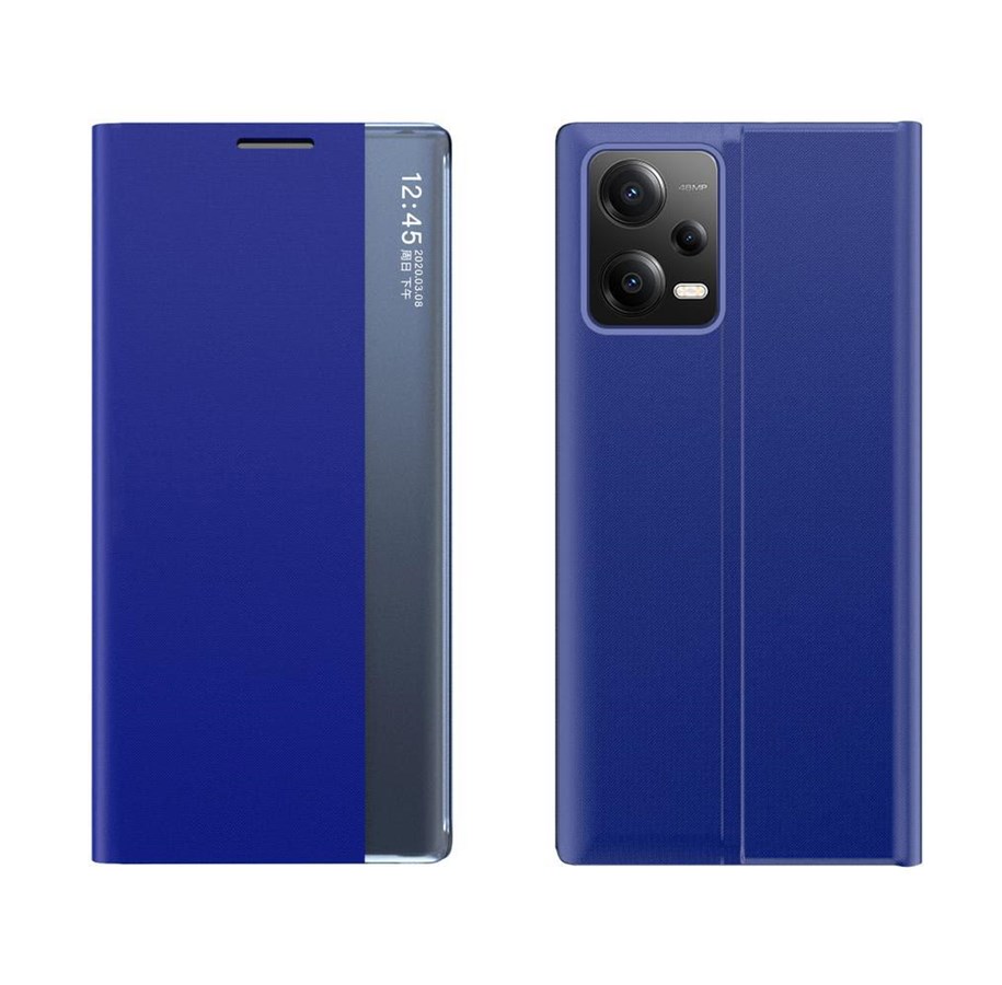 Mobile - Covers & Cases - Hurtel New Sleep Case for Xiaomi Redmi Note 12 Pro+ Cover with Flip Stand Blue - 9145576275924