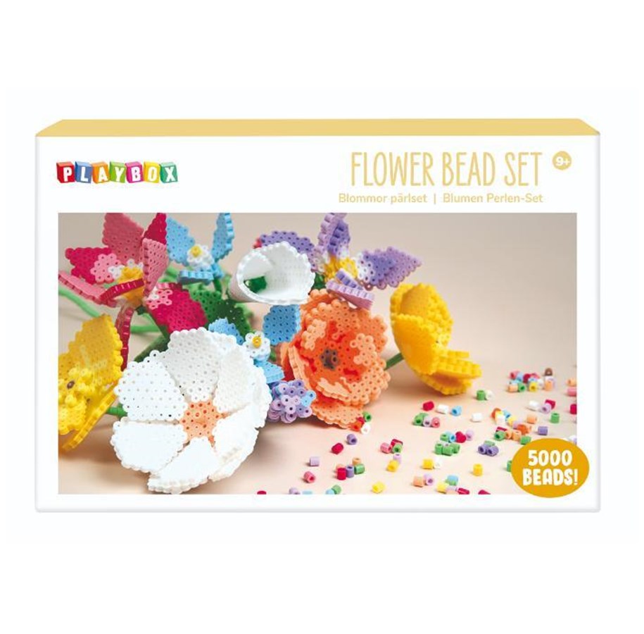 Leksaker - Playbox Flower Bead Craft Set - 5+ Years - 27534