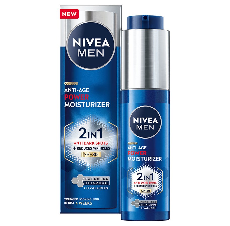 Ansiktsvård - Nivea Men Anti-age Power Moisturizer 30ml - 4006000026862