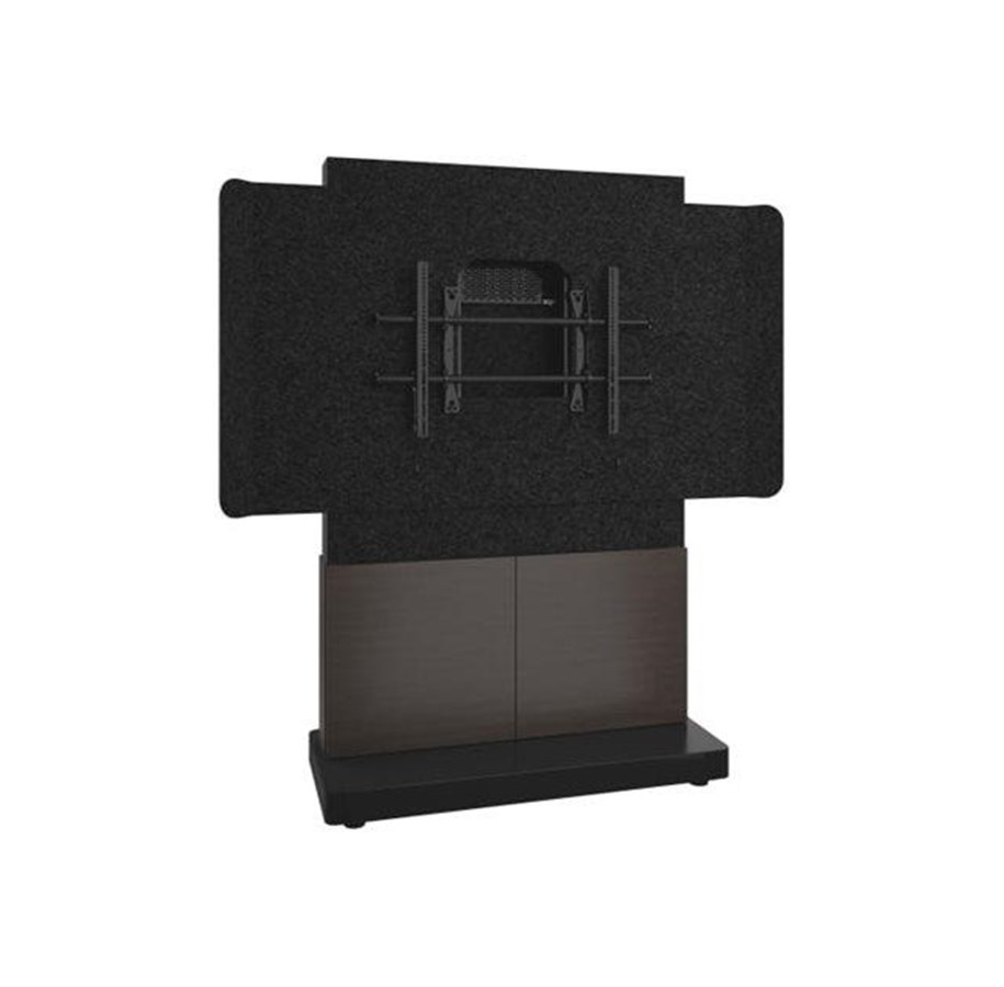 Väggfäste, AV-Möbel - Middle Atlantic Forum stand - for LCD display / video conferencing system - dark finish - asian night and charcoal grey - TAA Compliant - Max 68 kg - recommended for 55" - FM-DS-4875FS-AA3B