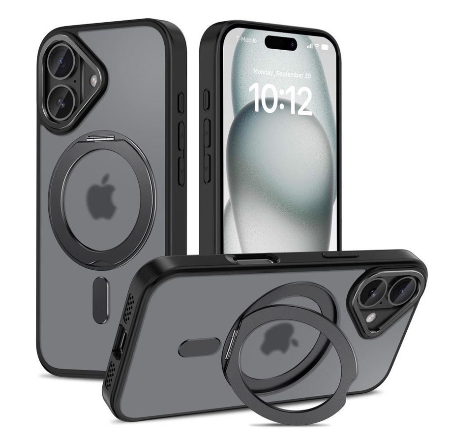 Mobile - Covers & Cases - Tech-Protect  MagRing MagSafe Case for iPhone 16 - Translucent - 5906302311545