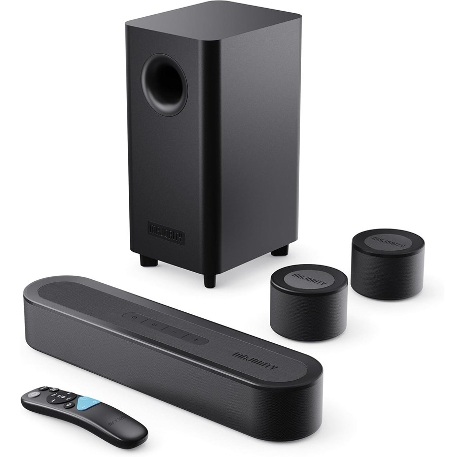 Hemmabiosystem & Surround - Majority Bowfell Halo Dolby 5.1 - Black - 1000003085