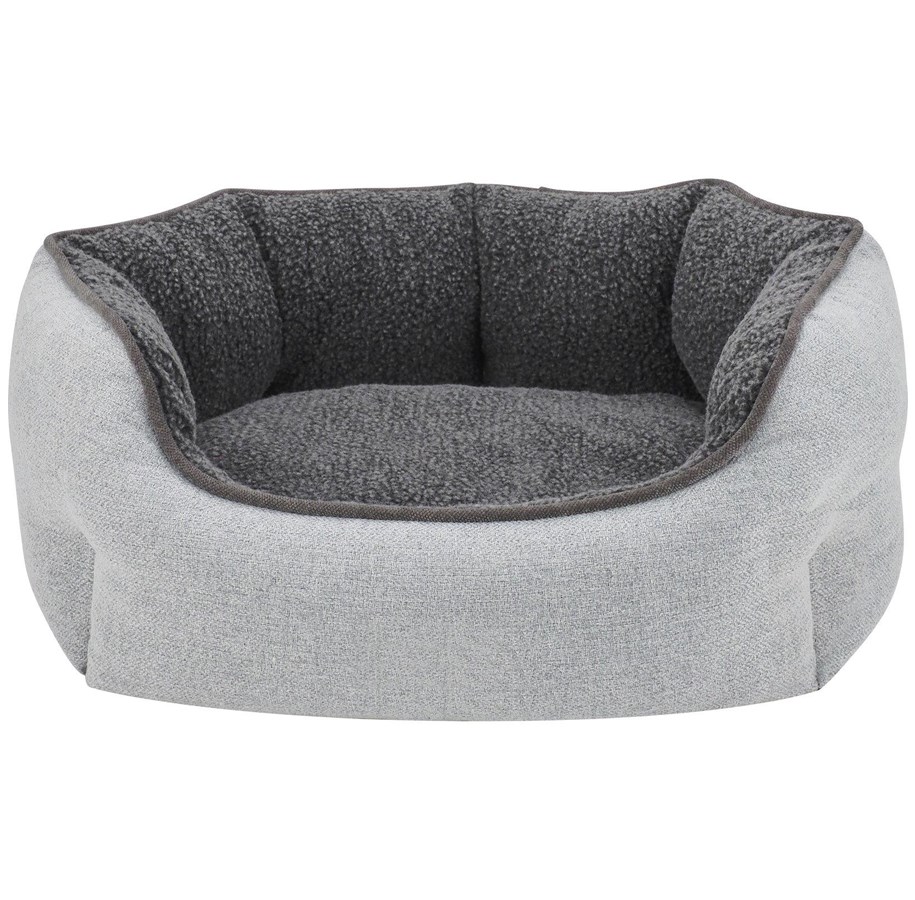 Hundar - Bed Time Hundeseng BASSE 60x50x22 cm. Lysegrå - 24S-NLSF10-A12m
